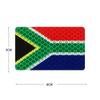 Países Africanos Sudáfrica Egipto Kenia Congo Nigeria Angola Brazalete de Bandera Sello de Velcro de Bandera