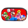 Nova Caixa de Lápis com Compartimento Dupla Camada Camada Única de Jogo do Mario Caixa de Material Escolar para Estudantes Imagens Periféricas D