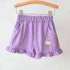 Shorts de Menina Estilo Western Roupa Externa 2024 Novo Verão Calças Infantis Roupa de Verão Infantil Calças de Três Pontos Hot Pants Tendência