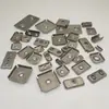 Conector hembra empotrado de hojalata, manguito interior roscado, tapón interior, sellado, tuerca cuadrada, tuerca de soldadura, pie inferior hembra interior, pieza estampada