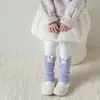 Zapatos Shang Mian Calentadores de Pierna de Algodón para Niños Otoño Invierno Engrosados Cálidos Lindos Dibujos Animados Muñeca 3D Niña Cubre Piernas para Bebé