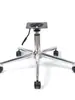 Base Cónica de Metal de Cinco Estrellas para Silla, Base Engrosada de Cinco Garras con Herrajes, Pistón de Gas, Ruedas, Juego Completo de Accesorios Universales para Silla