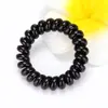 Diadema de Cable de Teléfono Japonés y Coreano Sin Costuras Negra Anillo de Teléfono Grande y Pequeño Cuerda para el Cabello Goma Elástica para el Cabello Diadema Estilo Delgado