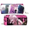 Estuche con Cremallera de Anime Estuche para Lápices Wen Hao Perro Salvaje Hermosa Chica Guerrero Dragon Ball Hombre Motosierra JOJO Qi