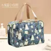 Bolsa de Cosméticos de Nuevo Estilo para Mujer, Neceser Portátil, Gran Capacidad, Separación Seco y Húmedo, Bolsa de Almacenamiento para Ducha de Viaje, Diseño de Dibujos Animados