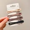 Pinza para el cabello de maquillaje minimalista sin costuras estilo coreano para flequillo y cabellos sueltos, nuevo modelo 2025, horquilla no dañina, pinza lateral