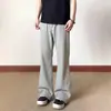 2026 Pantalones Largos de Moda Retro Americana Nuevos Ligeramente Acampanados para Hombre Primavera/Verano con un Toque de Alta Gama, Caída Suave, Casual, Versátiles, Modernos