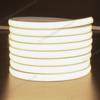 Tira de LED ultrafina de 220 V, impermeable, superbrillante, autoadhesiva, lineal, ranura para lámpara, para el hogar, sala de estar, COB de alta presión, barra de luz suave para exteriores
