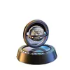 Aromaterapia rotatoria de suspensión de doble anillo solar, perfume para coche tipo asiento, larga duración, fragancia ligera, adornos de decoración interior de coche