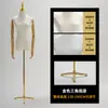 Loja de roupas manequim adereços manequim feminino cabide de roupas manequim de vestido de noiva manequim feminino de meio corpo suporte de exibição de modelo de roupa feminina