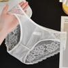 Nueva Ropa Interior Sexy de Encaje Degradado Estilo Francés para Mujer Cintura Baja Alta Elasticidad Cómoda Transpirable Sin Marcas Ropa Interior para Mujer 17477