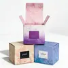 Caja de Empaque Impresa a Color para Cosméticos, Caja de Cartón Blanca, Caja de Papel para Empaque de Crema con Doble Inserto, Caja de Avión para Lotes Pequeños, Caja tipo Cajón