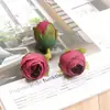 Acessórios Artesanais Estilo Mori Flor de Camélia Desabrochando Retrô Europeu Materiais para Guirlanda Artesanal DIY Cabeça de Flor Rosa Simulada