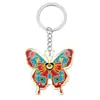 Chaveiro Acrílico Borboleta Novo Transfronteiriço Pingente Colorido de Primavera Joia Pequeno Presente