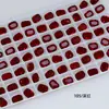 Dongzhou Crystal 6*8 Tachuelas Pequeñas Redondas para Uñas, Forma Oblonga con Esquinas Redondeadas, Base Puntiaguda, Strass de Vidrio K9 Super Brillante, Accesorios para Joyería DIY