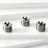 Tornillo Adaptador de Rosca Interna y Externa de Acero Inoxidable de 1/4 a 3/8 para Conversión de Cabezal de Trípode de Cámara Dslr