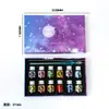 Pluma de Cielo Estrellado gratis pluma de vidrio color degradado caja de regalo traje pluma de inmersión pluma de regalo de negocios pluma de cristal para estudiantes
