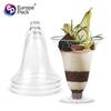 Procesando OEM Personalizado 3oz Desechable Plástico PS Transparente Alto Vino Tinto Martini Espesado Mousse Vaso para Leche Agria