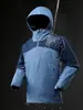 Chamarra Uniforme de Clase Uniforme de Escuela Secundaria y Preparatoria Logo Impreso Bordado Resistente al Viento e Impermeable Otoño e Invierno Cálido Conjunto de Dos Piezas Desmontable