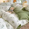 Capa de Colcha Peça Única 150X200X230 Não Algodão Algodão Puro Capa de Colcha Dormitório Estudantil Lençol de Cama Individual Capa de Colchão para Casa 3