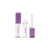 Nuevo Producto del Fabricante: Tubo de Lipstick Dorado Cuadrado, Tubo Vacío de Plástico para Brillo de Labios de 2 ml, Material de Empaque Cosmético