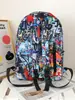 Mochila Masculina Ins Tendência Legal Estudantes Universitários Ensino Médio Mochila Fashion Grafite Personalizado Mochila Estilo Harajuku Grande Capacidade
