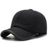 Gorra Hombres Invierno Cálida Lana Pico Gorra Béisbol Orejeras Invierno Hombre Mayor Hombre Mayor
