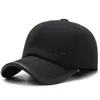 Gorra para Hombre de Invierno para Adultos Mayores Cálida de Lana Estilo Béisbol Otoño e Invierno Padre de Mediana Edad y Adultos Mayores Gorra con Visera para Protección de Orejas