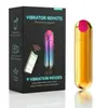 Huevo vibrador en forma de bala recargable por USB con control remoto por aplicación móvil, tapón anal para el autoplacer y masaje de mujeres