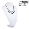 Soporte de exhibición de terciopelo para collares con vista al mar, maniquí de cuello para joyería, soporte para colgantes, mostrador de cuello de maniquí, accesorios de exhibición de joyería