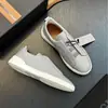 Zapatos Casuales Blancos para Hombre de Cuero Genuino Estilo Nuevo Europeo y Americano Transfronterizos, Ligeros y Transpirables, Zapatos Slip-On con Elástico Cruzado para Personas Perezosas