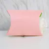 Caja de dulces para boda caja tipo almohada de papel Kraft caja de dulces estilo europeo retro caja de dulces creativa bolsa de dulces caja de regalo al por mayor