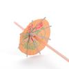 Sombrilla Pequeña Hawaiana Desechable Popote Decoración Fluorescente Fiesta Productos Hechos a Mano Popote Tira de Color Fluorescente Tubo de Arte