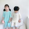 2023 Ropa de Verano para Niños con Aire Acondicionado para el Hogar Conjunto de Pijama de Bebé de 7 Piezas para Niños y Niñas Venta al por Mayor de Ropa para Niños