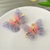 Pinza para el Cabello de Mariposa Móvil tipo Hada para Niñas Pequeñas, Pinza para Flequillo Degradada, Pinza Lateral, Pasador para Bebé, Accesorio para el Cabello