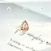 Aretes Serie Oro Rosa F136 Aleación de Titanio 2 Piezas G23 Titanio Rosca Interna Zirconia Studs Labret Aretes Joyería para Piercing
