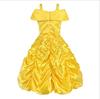 2018 popular película europea y americana La Bella y la Bestia vestido de princesa Beier para niña ropa de actuación para Halloween