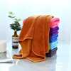 Toalla absorbente secado rápido al por mayor barbería salón de belleza salón de peluquería punta cerrada cabello seco especial suave engrosado logotipo publicitario