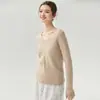 Nova coleção de outono: Suéter e blusa de tricô femininos 100% caxemira, decote V, caimento solto, elegantes e estilosos, estilo coreano
