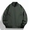Chaqueta de trabajo de color liso estilo americano 2026 para hombre, prenda exterior casual holgada de moda para primavera y otoño para hombre
