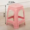 Banqueta de Plástico para Uso Doméstico na Sala de Estar, Espessada para Adultos, Banqueta Econômica para Mesa de Jantar, Cadeira de Borracha, Fabricante Banqueta Alta, Design Simples e Criativo