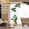 Planta Artificial Verde Black Diamond con un Toque de Lujo para Decoración de Sala de Estar, Planta de Interior Grande en Maceta, Árbol Falso, Planta Biomimética