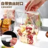 Bolsas de Empaque Crujientes de Copo de Nieve, Bolsas para Galletas, Bolsas para Dulces, Bolsas para Turrón de Postre, Bolsas Transparentes para Pan con Sellado de Borde Enrollado al por Mayor