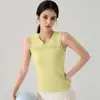 Cubierta Deportiva Tejido Sin Costuras Corte Ajustado Transpirable Chaleco Deportivo Chaleco Integral para Entrenamiento Pilates Yoga