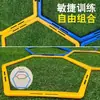 Círculo de Agilidad Hexagonal Anillo de Acondicionamiento Físico Taekwondo Juego de Pies Salto Equipo de Entrenamiento de Fútbol para Niños Equipo Auxiliar de Baloncesto