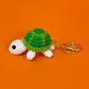 Crochet de Hilo de Dibujos Animados de Moda Tortuguita Decoración para el Hogar y el Coche Muñeca de Tortuguita Tejida Multicolor Transfronterizo