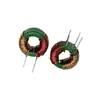 Inductor de Anillo Magnético Personalizado de 22uH Inductor de Filtro Plug-In Anillo Amarillo y Blanco de Hierro, Silicio y Aluminio Sensor de Carga de Coche 33uH