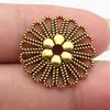 23X23Mm 1.9g Conectores Multicor em Formato de Flor Pingente de Liga DIY Acessórios Mais Vendidos Direto do Fabricante