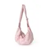 Bolso cruzado de hombro nuevo de nailon ligero de nicho coreano, unisex, versátil, ideal para el trabajo, estilo casual, bolso tipo bola de masa
