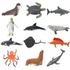 Comércio Exterior Modelo Artificial de Inseto Pequeno Brinquedo de Dinossauro para Crianças Conjunto de Animais Selvagens Mini da Fazenda de Aves do Oceano
